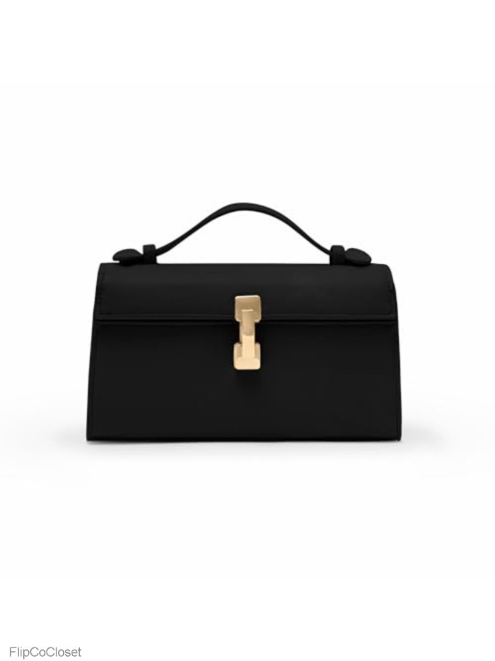 Vegan Leather Clutch Crossbody Bag Small Top Handle Evening Purse